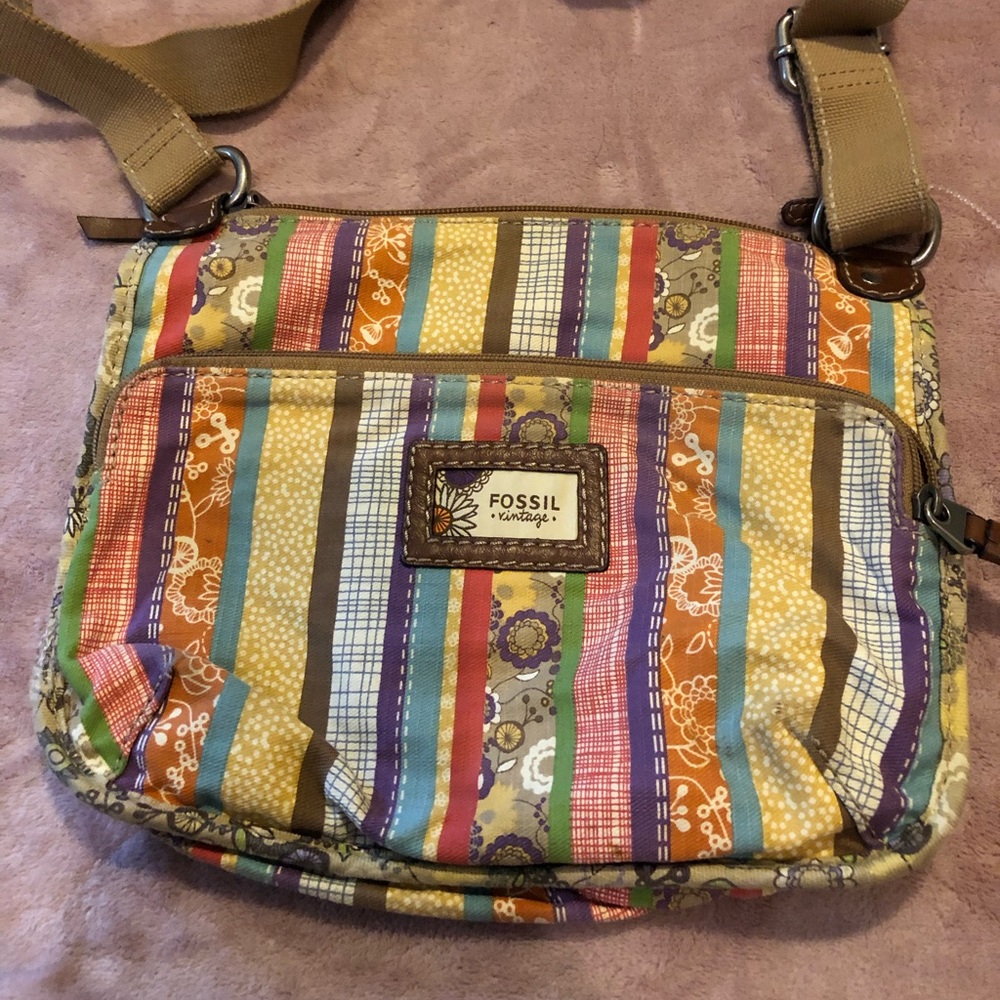 Boho hippie Fossil purse
